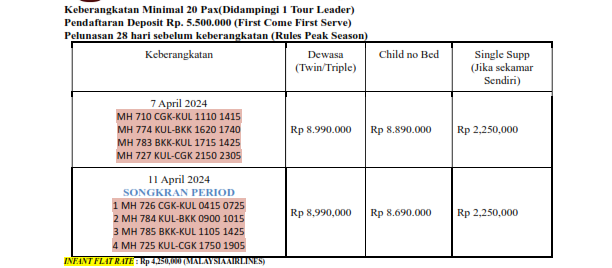 5D4NSPECIALLEBARANBANGKOK-PATTAYAON7&11APRIL2024BYMALAYSIAAIRLINE(wh51)