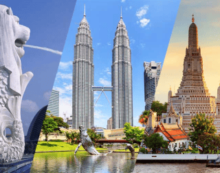 7D6N 3 Negara Singapore-malaysia-thailand  Special Promotion Group Series/open Trip 2022-2023 Pasti Berangkat