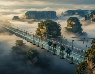 8D Jiangxi Zhangjiajie Wuyuan Scenic Trip