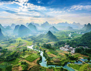 Tour China 9D Guilin Guizhou Periode : Dec 2023 – Mar 2024 (guiling – Libo - Anshun - Danzhai - Zhaoxing - Yangshuo) Periode : Dec - Mar'24 (wh03)